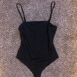 New Princess Polly black spaghetti strap body suit